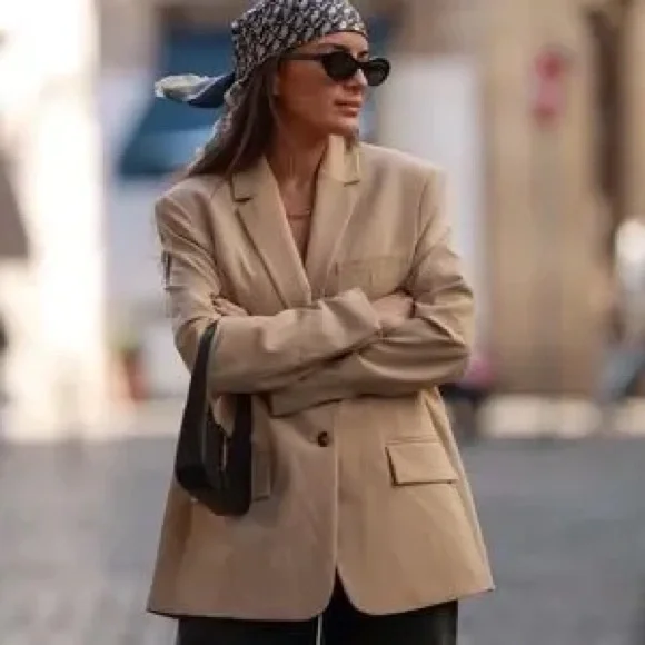 Zara Women's Beige Blazer - Picture 13 of 13